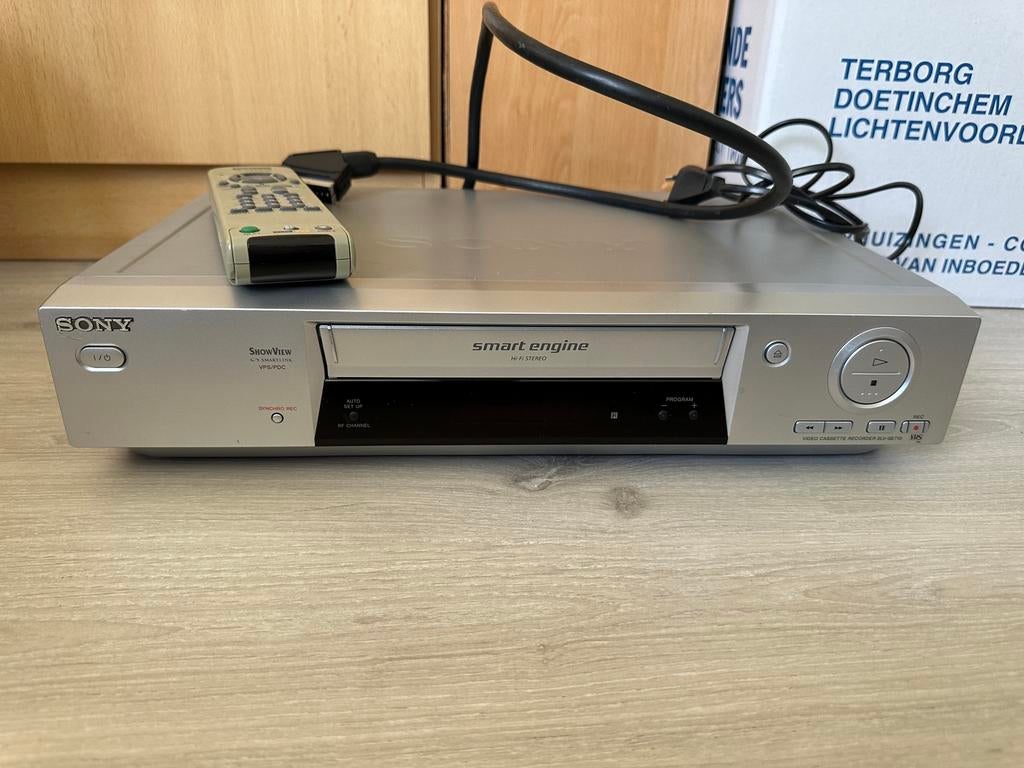 Vintage Sony SLV SE710DVHS Video Cassette Recorder met Scart, Ophalen of Verzenden, Sony