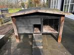 Konijnen of kippenhok, Dieren en Toebehoren, Knaagdieren en Konijnen | Hokken en Kooien, Ophalen, 60 tot 90 cm, Hok, 110 cm of meer