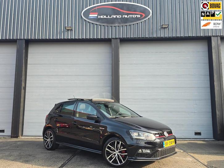 Volkswagen Polo 1.8 TSI GTI Dealer onderhouden, PANO, CLIMA,, Auto's, Volkswagen, Bedrijf, Te koop, Polo, ABS, Achteruitrijcamera