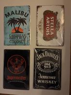 Wandborden metalen borden mencave 20x30 cm  5 voor 30 euro, Verzamelen, Ophalen of Verzenden, Zo goed als nieuw