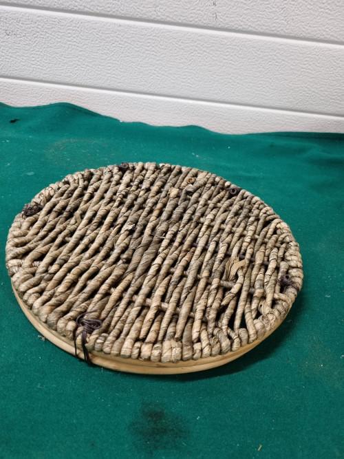 decoratie plateau rond bamboe, Ophalen of Verzenden, 'T Olde Gre-j, Info@toldegrej.nl, Endepoelstraat 20f Didam