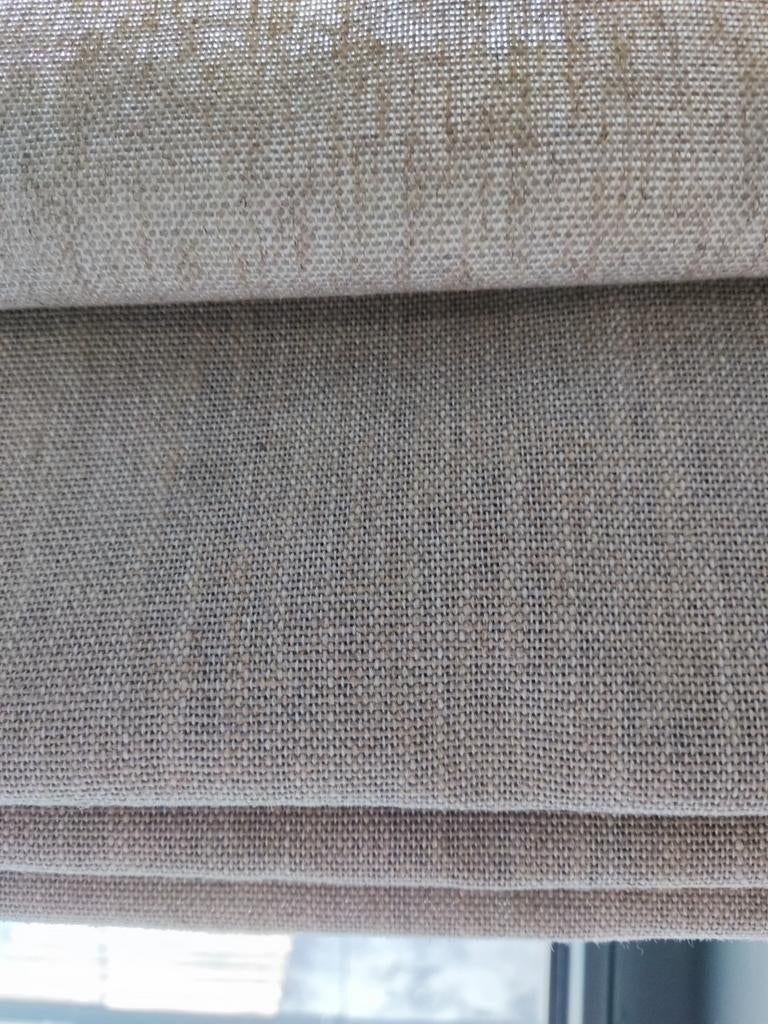 Nieuw vouwgordijn Calais naturel, 157,6x154,5 cm, Ophalen of Verzenden