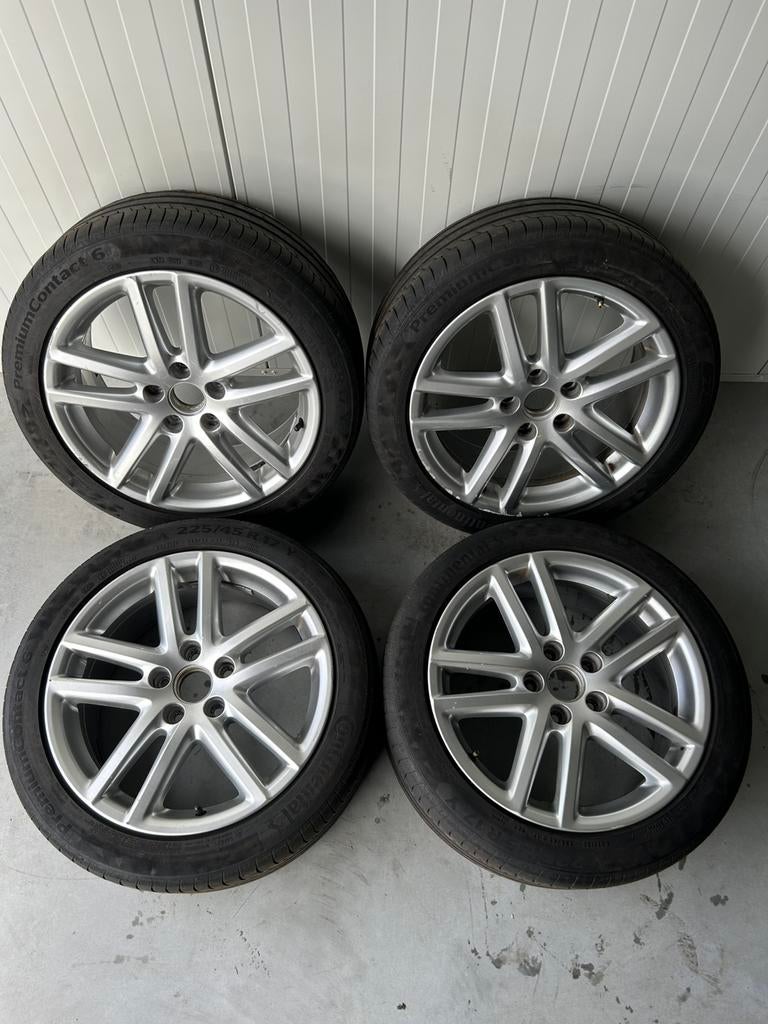 Originele Volkswagen Golf Passat Siena 5x112 17 Inch Zome, Banden en Velgen, 17 inch, Ophalen of Verzenden, Personenwagen