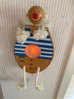 Janbibejan Stopcontact Nachtlampje Clown Houten - Vintage, Ophalen of Verzenden, Gebruikt