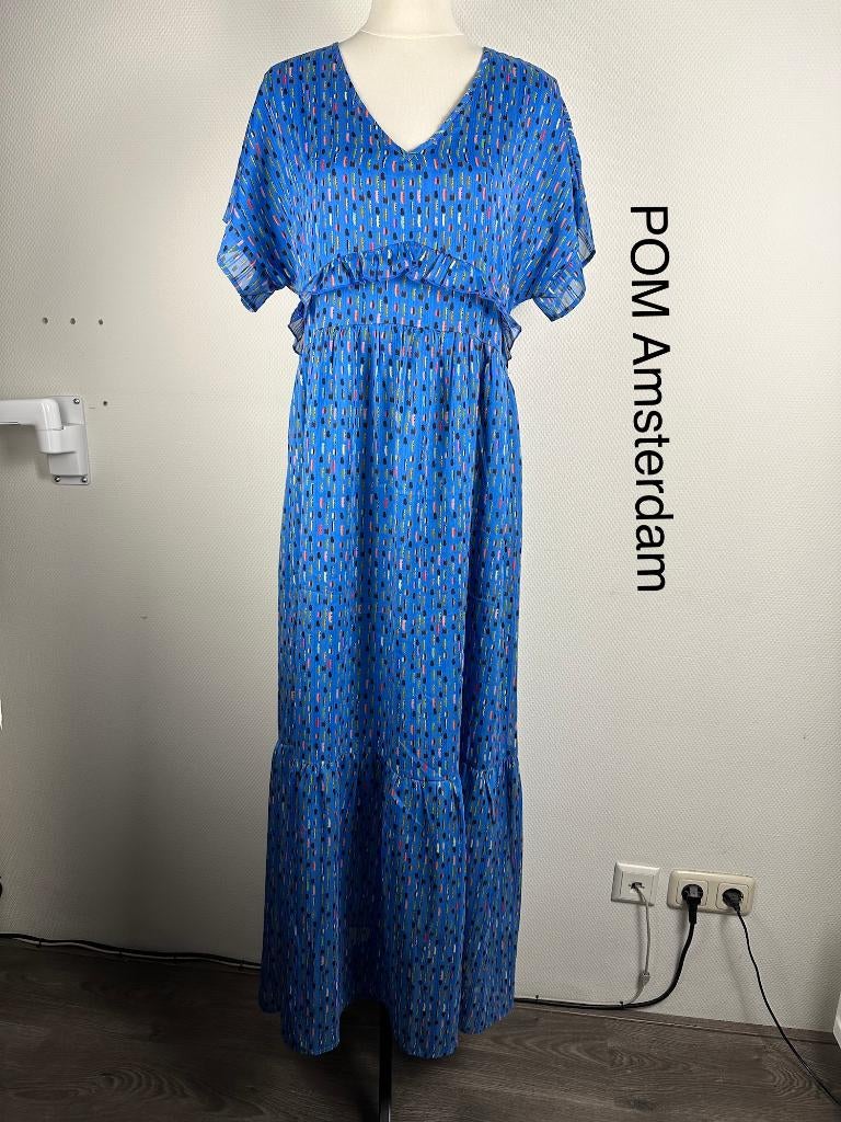 POM Amsterdam Jurk  (mt: 40) 20,6/9352, Maat 38/40 (M), POM Amsterdam, Blauw, POM Amsterdam