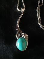 Venetiaanse ketting met Jugendstil hanger en turkoois, Ophalen of Verzenden