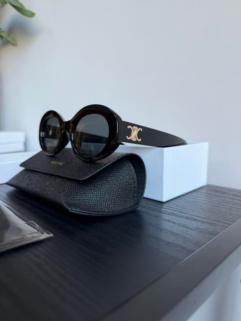 Celine zonnebril, Sieraden, Tassen en Uiterlijk, Zonnebrillen en Brillen | Dames, Overige merken, Zonnebril, Zwart, Nieuw