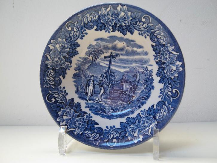 Schaaltje Dickens Series blauw, Huis en Inrichting, Keuken | Servies, Zo goed als nieuw, Kom(men), Overige stijlen, Aardewerk