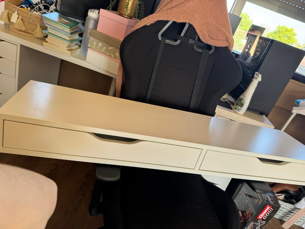 WIT IKEA EKBY ALEX, Huis en Inrichting, Bureaus, Ophalen, Zo goed als nieuw