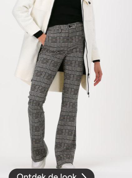 Liu-Jo Milan broek met flaired pijp, Maat 38/40 (M), Zwart, Ophalen of Verzenden, Zo goed als nieuw