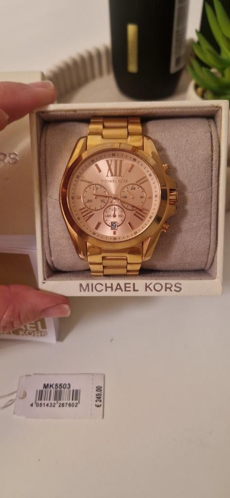 Nieuw Michael Kors Horloge MK5503 - Roségoud, Sieraden, Tassen en Uiterlijk, Horloges | Dames, Overige merken, Staal, Staal, Polshorloge