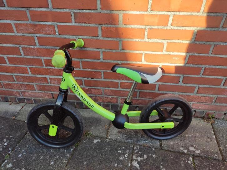 Kinderkraft loopfiets, groen,, Fietsen en Brommers, Fietsen | Kinderfietsjes, Gebruikt, 16 tot 20 inch, Ophalen of Verzenden
