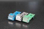 Set van 3 stuks Daf 2600 Majorette 1/100, Ophalen of Verzenden, Gebruikt, Bus of Vrachtwagen
