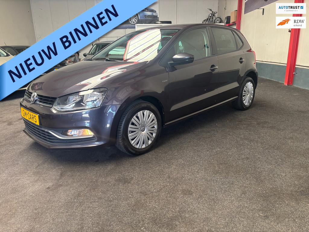 Volkswagen Polo 1.0 lounge uitvoering, Auto's, Stof, Gebruikt, Zwart, Origineel Nederlands