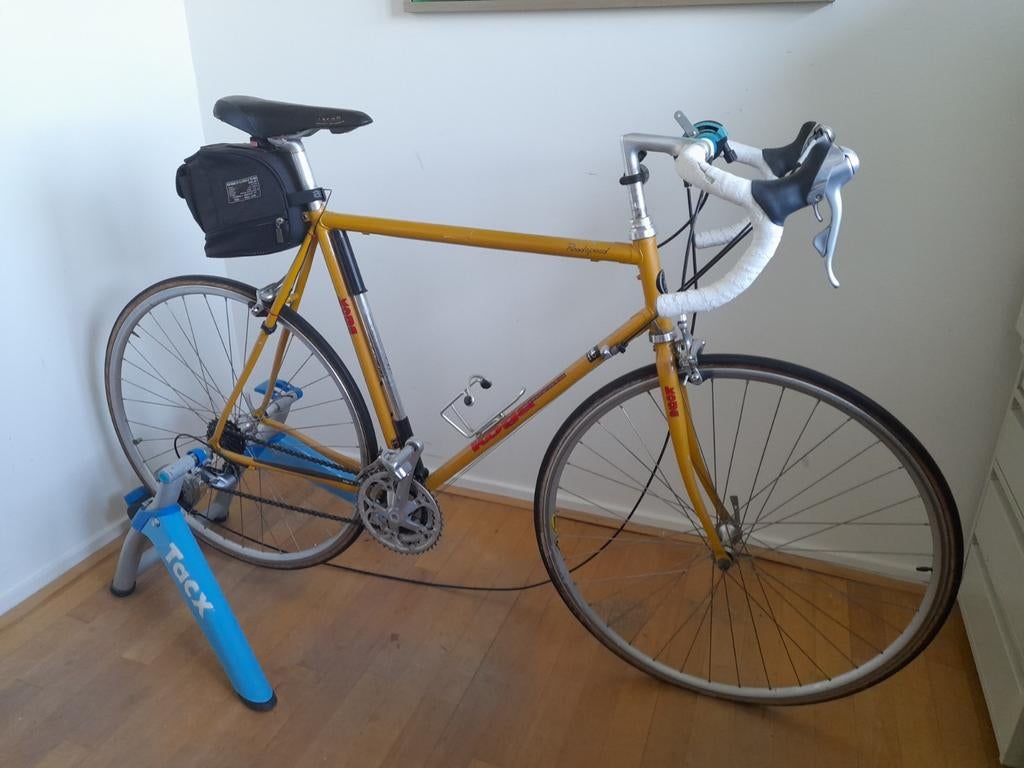 Racefiets Koga Miyata met Tacx Satori smart trainer, Ophalen, 28 inch, Gebruikt, Aluminium