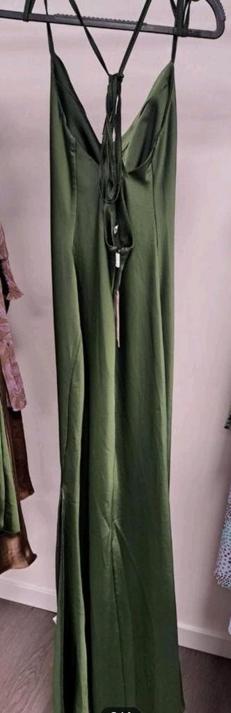 Wal G Jurk - Elegante Satijnen Maxi Jurk - Maat 42, Wal G, -, -, Maat 42/44 (L)