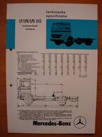 Mercedes 1513 LP LPK LPS 1974 Specificatie Brochure, Zo goed als nieuw, Mercedes-Benz, Mercedes, Ophalen of Verzenden