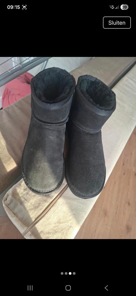 Hush Puppies Zwarte Laarzen, Zwart, Lage of Enkellaarzen, Ophalen of Verzenden, Zo goed als nieuw