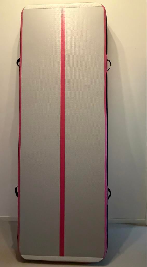 MMS Airtrack 3 meter met pomp en reparatieset (Nieuw!), Sport en Fitness, Turnen, Materiaal, Wit, Nieuw, Kindermaat 122 t/m 140