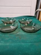 schaaltjes arcoroc france rookglas vier stuks, Huis en Inrichting, Keuken | Servies, Ophalen of Verzenden, 'T Olde Gre-j, Info@toldegrej.nl