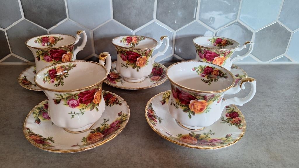 Royal Albert servies, old country roses, Ophalen
