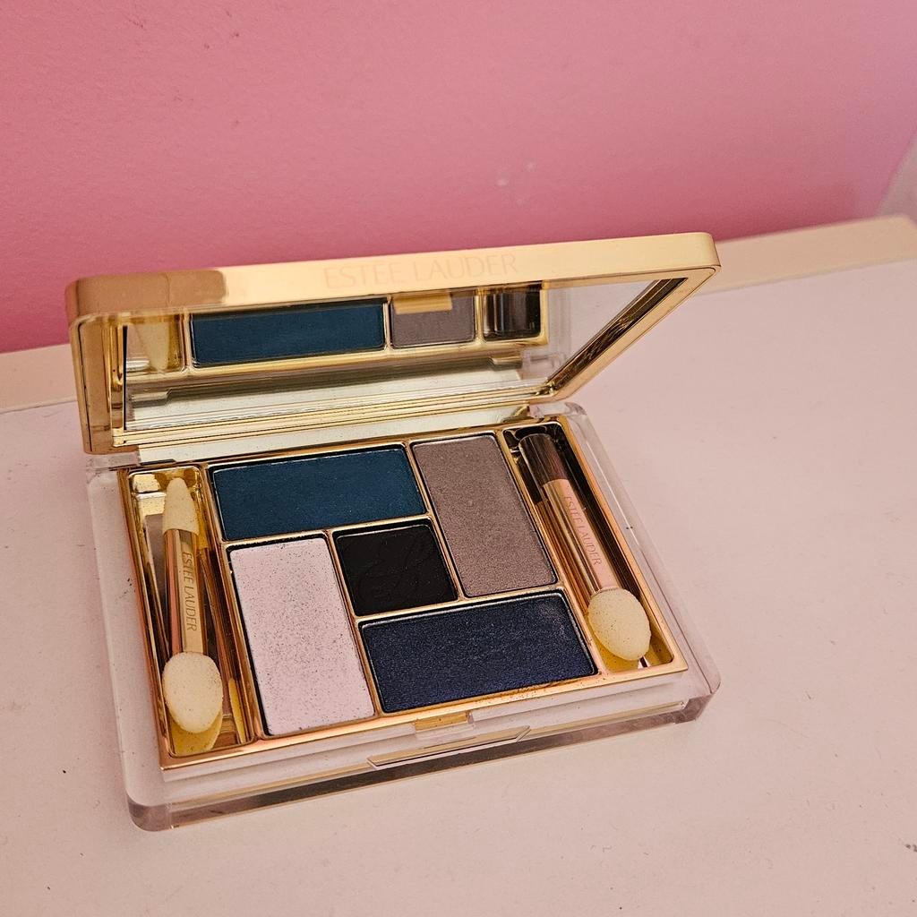 Estee lauder 01 blue dahlia pure color oogschaduw blauw, Ogen, Blauw, Ophalen of Verzenden, Zo goed als nieuw