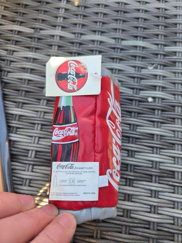 Coca-Cola blikje knuffel, Ophalen of Verzenden