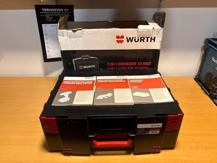 Würth 2-in-1 Kofferset 18V M-Cube - Nieuw, Ophalen of Verzenden, Nieuw, Boor- en Schroefmachine
