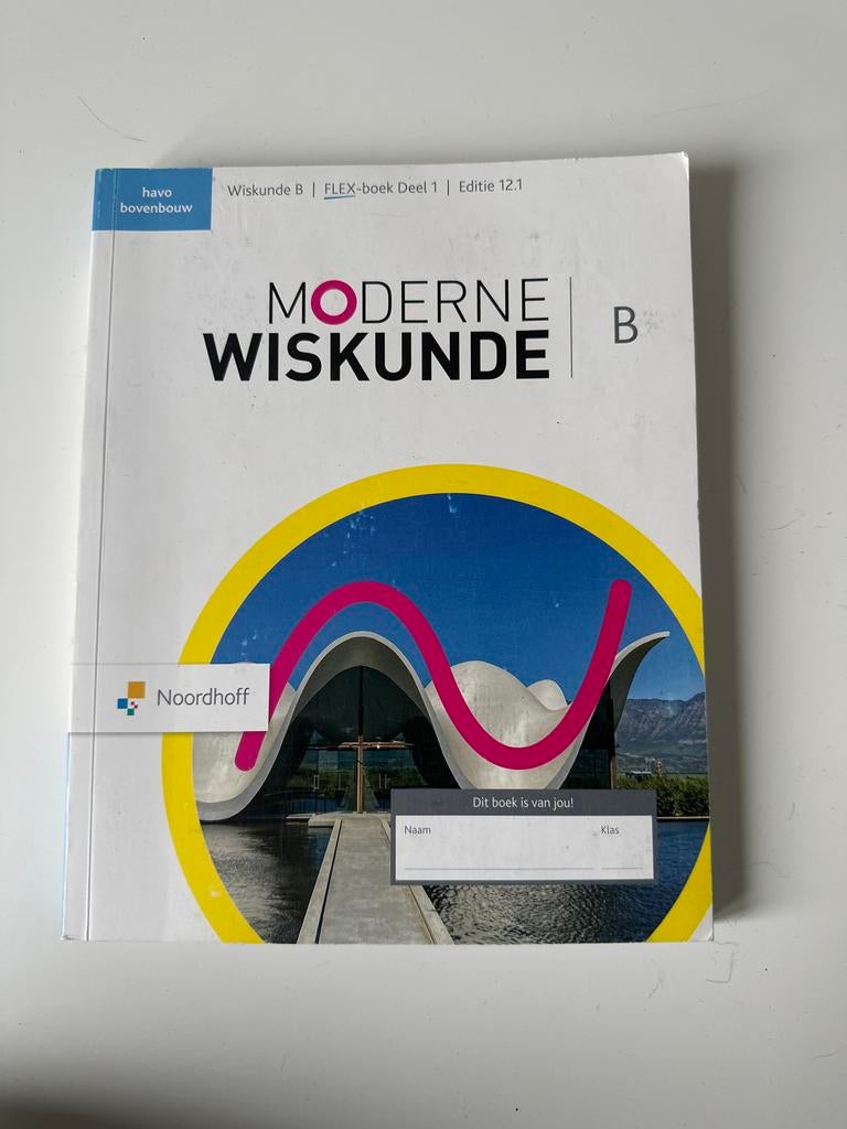 Moderne Wiskunde B deel 1 havo 4 - Noordhoff, Boeken, Ophalen of Verzenden, Nieuw, HAVO, Wiskunde B