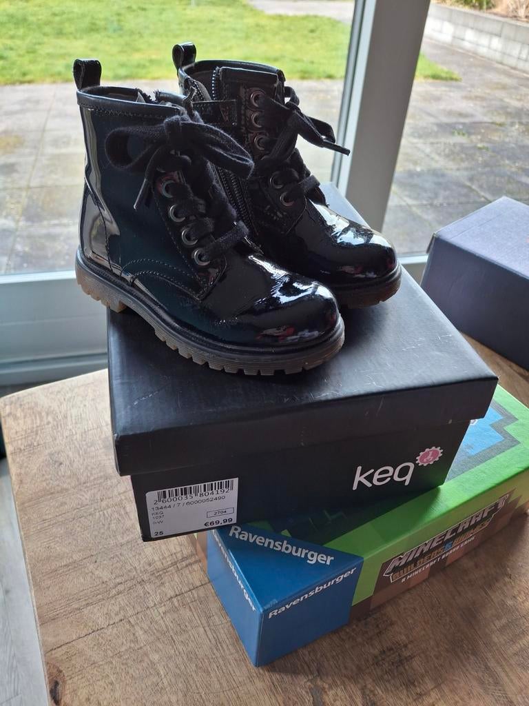 Keq schoenen maat 25 meisje zwart, Meisje, Keq, Schoenen, Ophalen of Verzenden