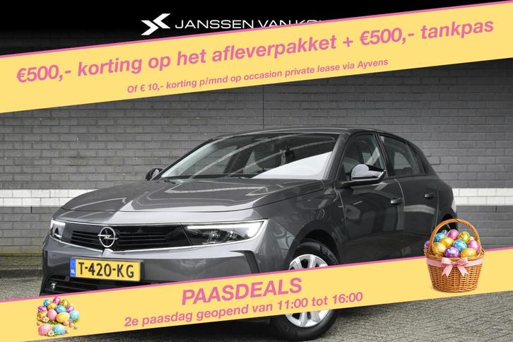 Opel Astra 1.2T Edition AGR Stoel Winter Pakket Achteruitrij, Auto's, Opel, Bedrijf, Te koop, Astra, ABS, Achteruitrijcamera, Airbags