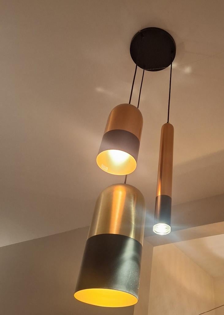 Moderne designlamp, zo goed als nieuw!, Ophalen, Zo goed als nieuw, Modern, Design, Metaal