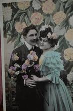 frankrijk 1920 man vrouw verliefd seringen, Ophalen of Verzenden, Voor 1920, Gelopen, Sterren en Beroemdheden