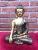mooie bronzen Tibetaanse Boeddha, Ophalen of Verzenden, Zo goed als nieuw
