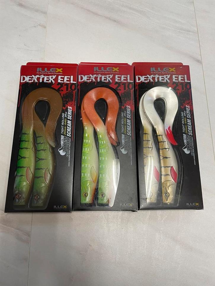 Dexter eel snoek shad. 21cm/64g., Watersport en Boten, Hengelsport | Roofvissen, Nieuw, Overige typen, Ophalen of Verzenden