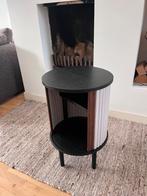 Umage Audacious bijzettafel zwart eiken, White Sands, 45 tot 60 cm, Minder dan 55 cm, Rond, Nieuw