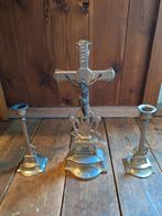 Altaar set ,zilver look, Ophalen, Zilver