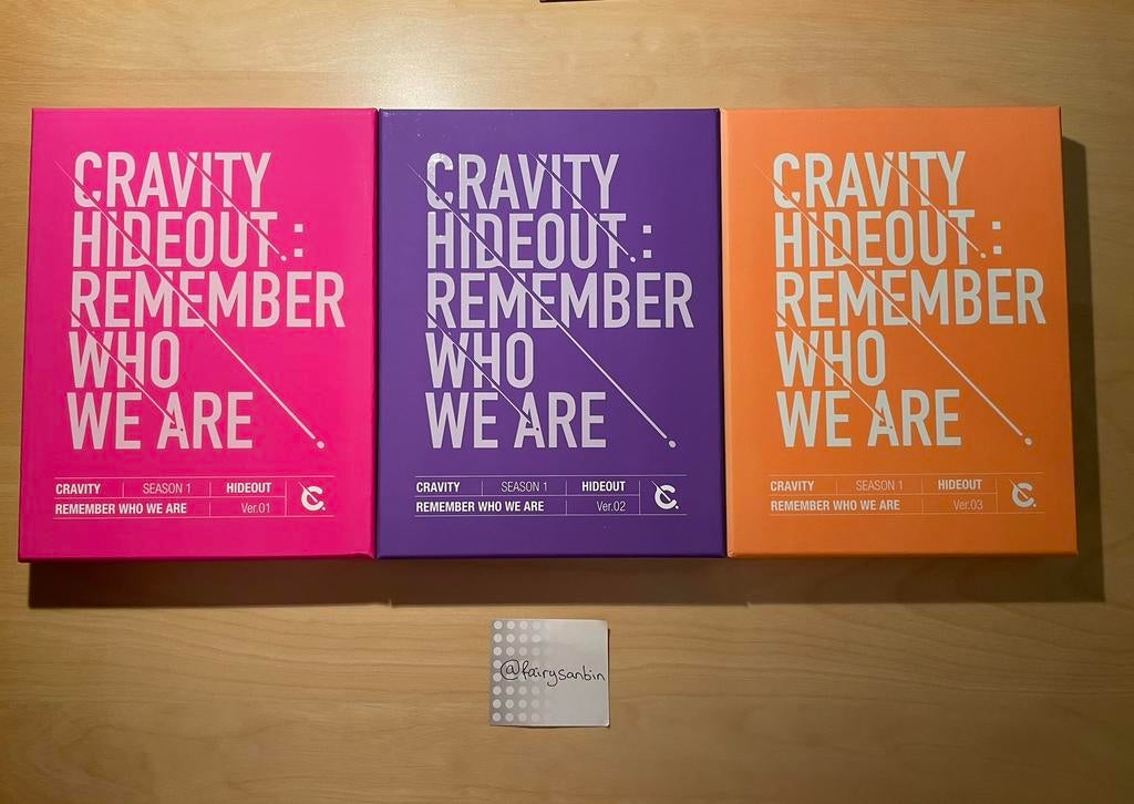 cravity hideout: remember who we are albums compleet, Ophalen of Verzenden, Zo goed als nieuw, Cd of Plaat