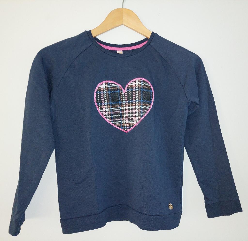 Vinrose blauwe trui / sweater (maat 146/152), Kinderen en Baby's, Kinderkleding | Maat 146, Vinrose, Meisje, Trui of Vest, Ophalen of Verzenden