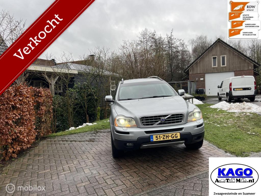 Prachtige Volvo XC90 2.4 D5 Summum bj 2008 nwe d-riem+apk, Gebruikt, Navigatiesysteem, 241 €/maand, 7 stoelen
