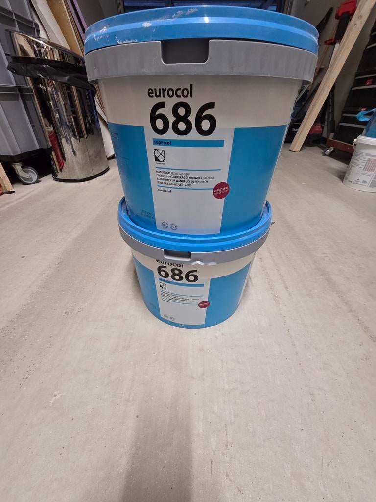 Eurocol 686 Supercol Wandtegellijm Elastisch 18 kg, Ophalen