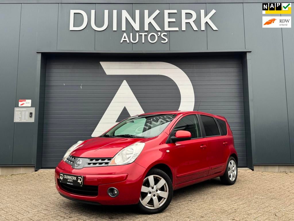 Nissan Note 1.6 Life Pack | Airco | Elektrische ramen | Trek, Voorwielaandrijving, Zwart, 4 cilinders, Origineel Nederlands