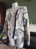 SET jasje zomer jas biker model M 38 40, Verzenden, Gedragen, Maat 38/40 (M), Beige