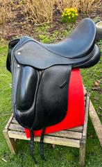 Zwart Custom advantage R dressuurzadel 17,5 inch, Ophalen of Verzenden, Gebruikt, Dressuur