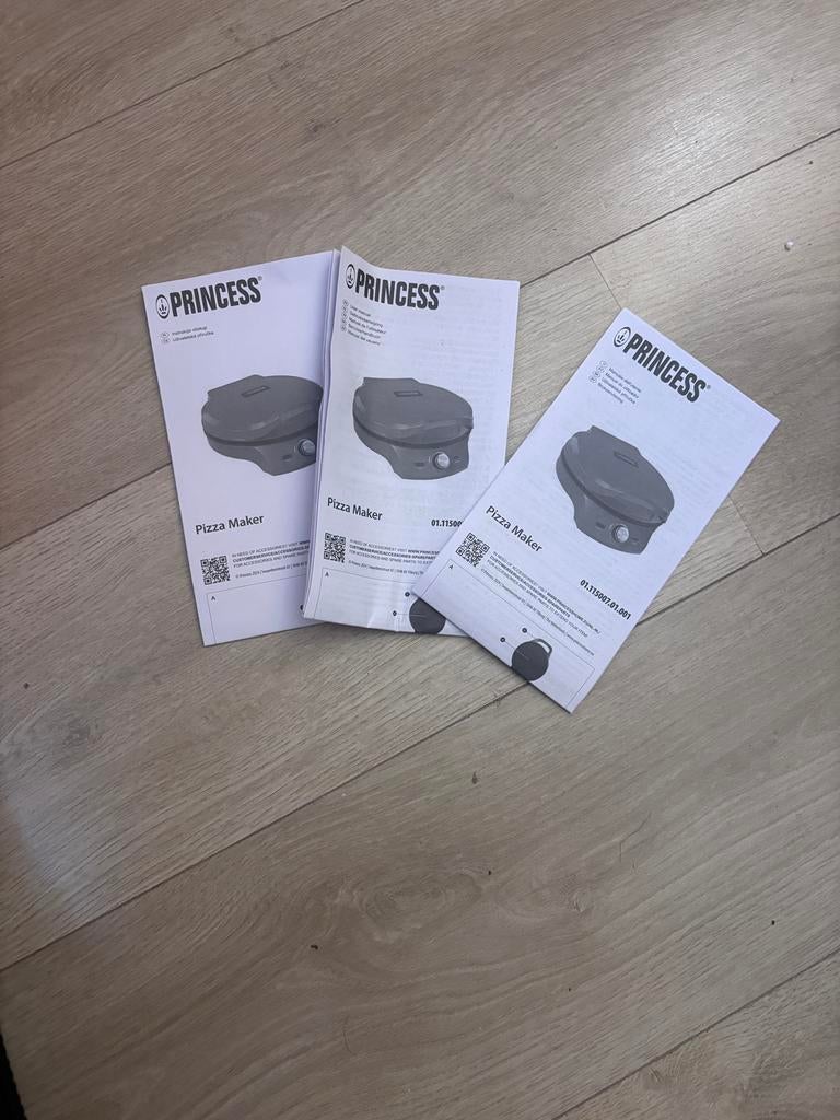 Pizza maker van princess rood, Ophalen, Zo goed als nieuw