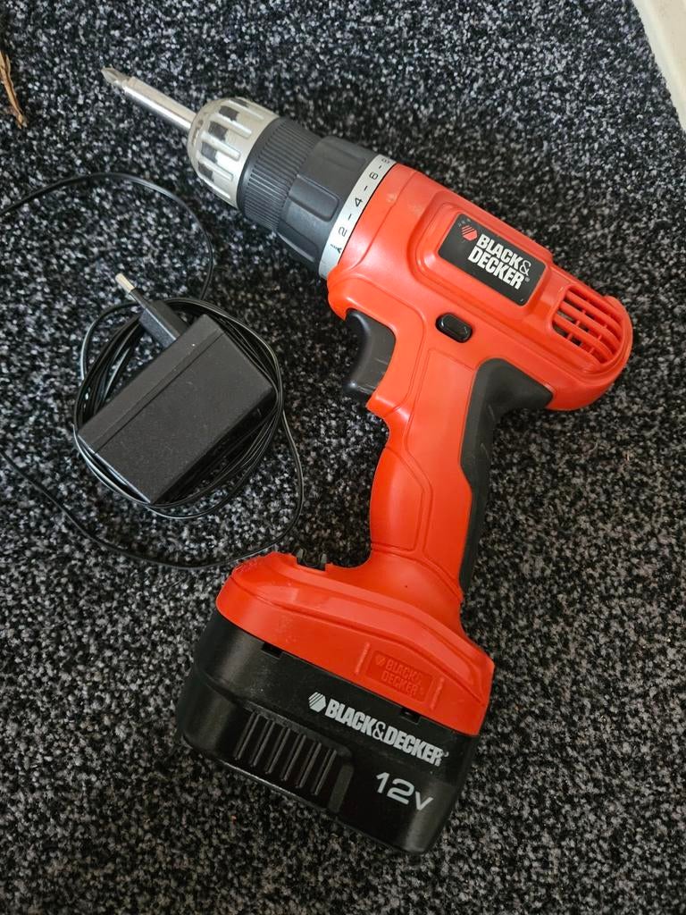 Black en decker accuboormachine, Ophalen of Verzenden, Boor- en Schroefmachine