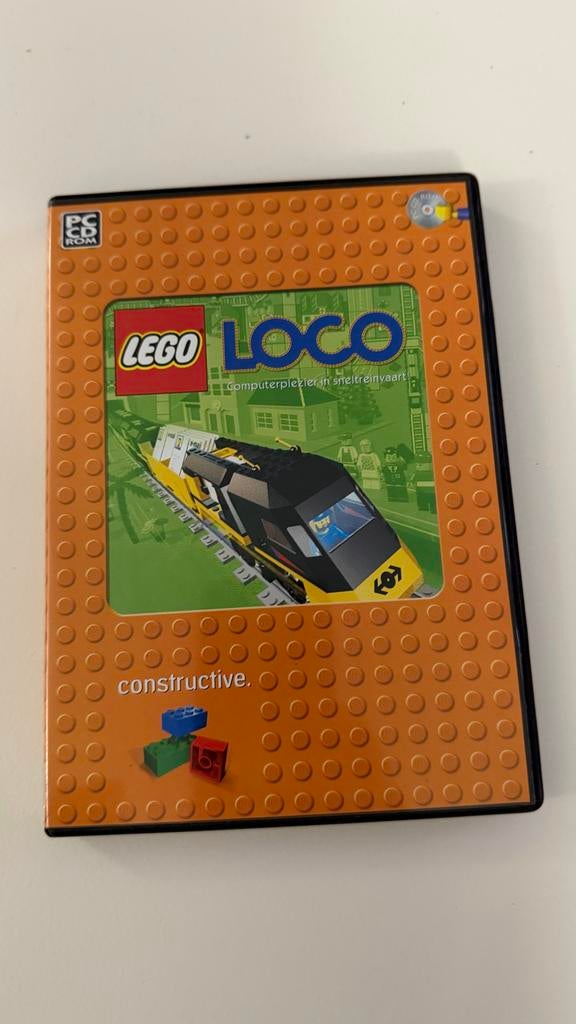 Lego Loco PC CD-ROM - Bouw je eigen spoorwegen!, Spelcomputers en Games, Games | Pc, Gebruikt, Strategie en Constructie, 1 speler