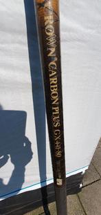 Vaste hengel  Crown carbon 8m, Ophalen, Gebruikt, Vaste hengel