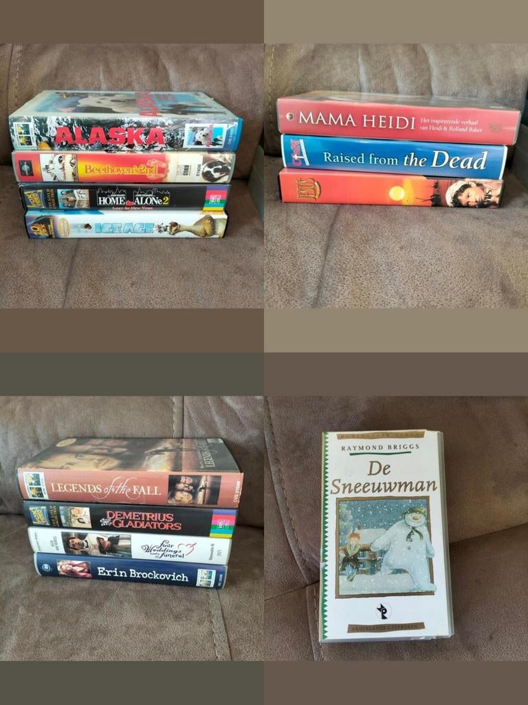 Gratis 12 VHS Videobanden, Alle leeftijden, Ophalen, Overige genres