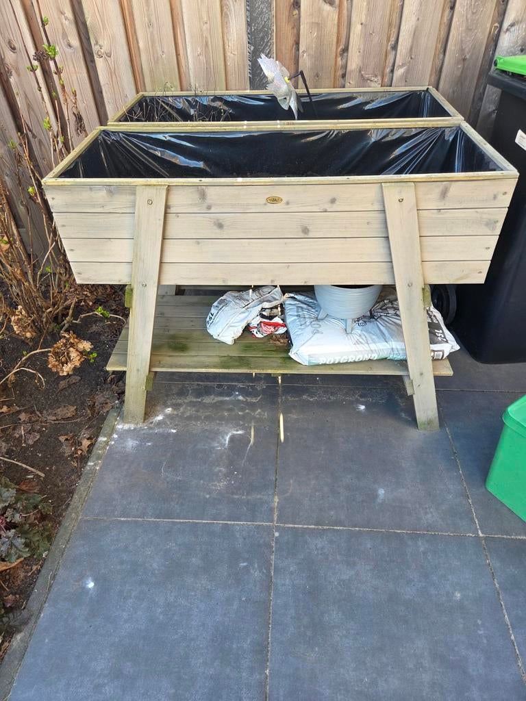 Habau Verhoogde Kweekbak - Ideaal voor Tuin en Balkon, Ophalen, Gebruikt, 100 cm of meer, Balkon